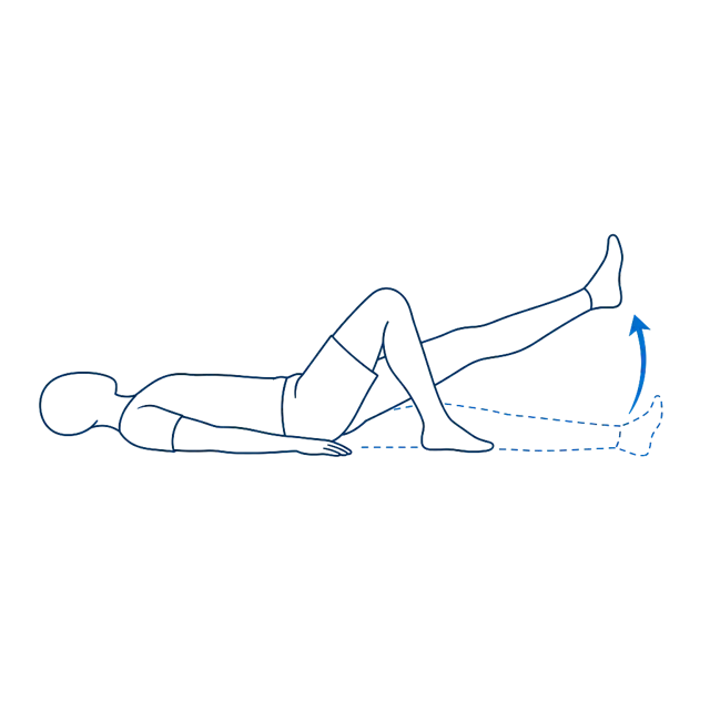 Ilustrasi: Straight leg raise